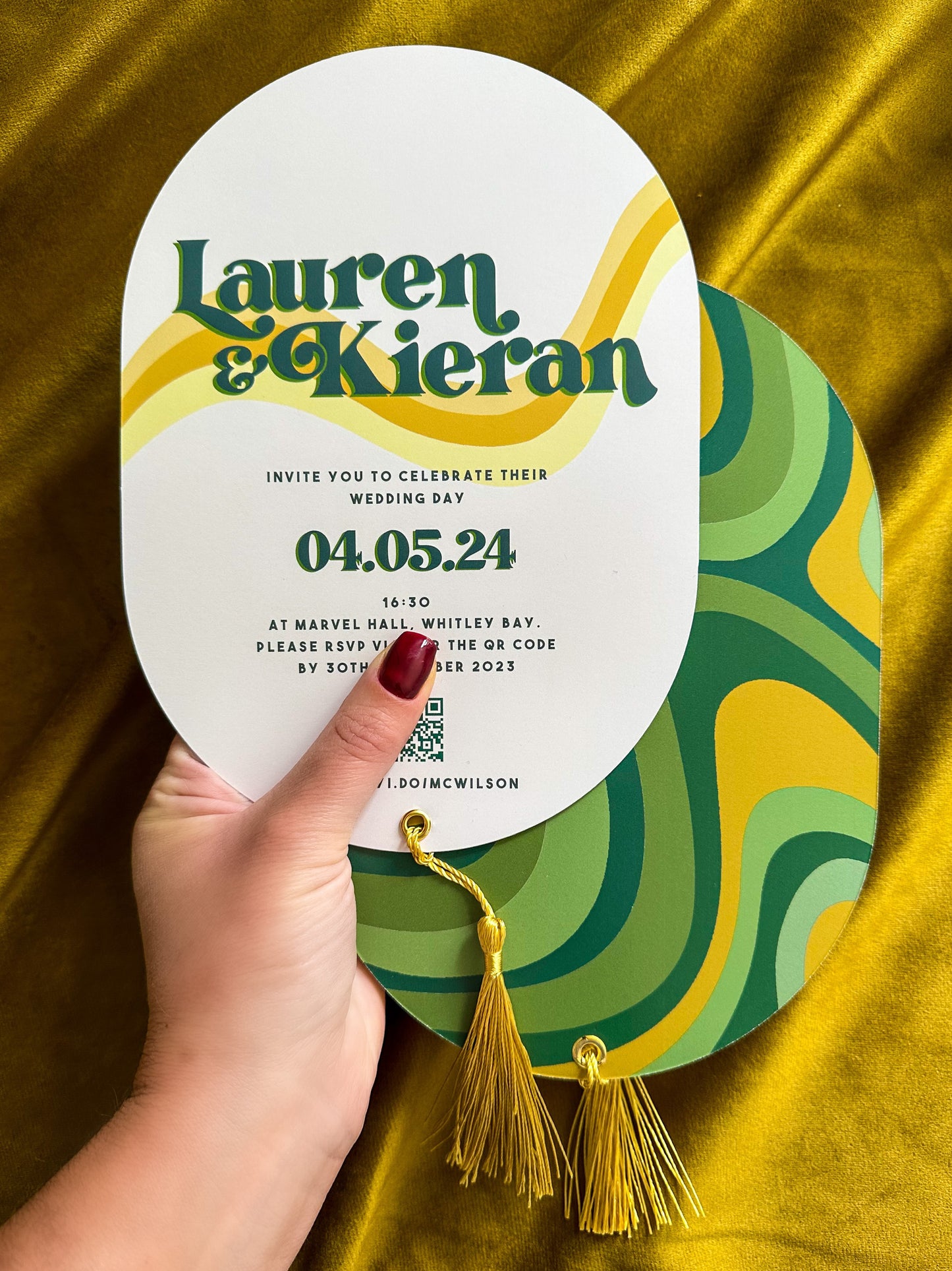 Pill Shaped Invitations