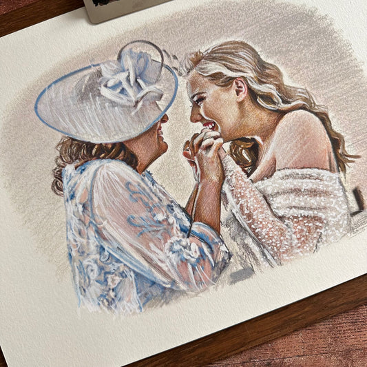 Colour Sketch from combined photos